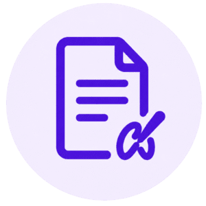 Icono de documento firmado