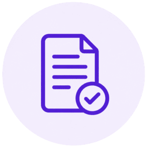 Icono de documento verificado